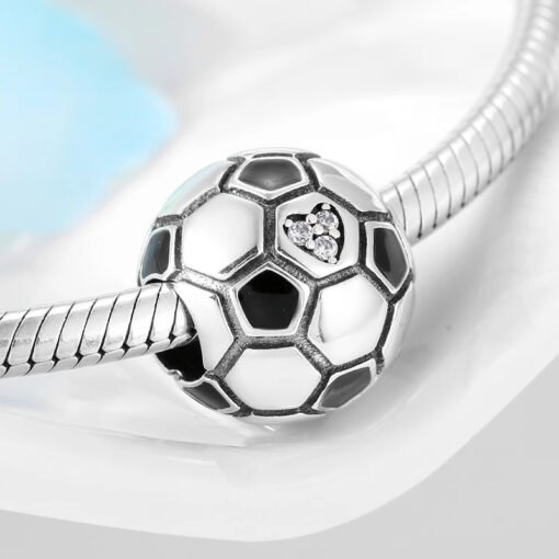 Fußball Bead Charm – Perfekt für Fußballfans – Bild 2