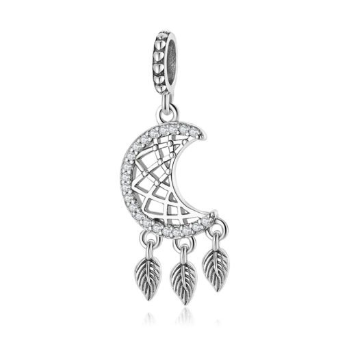 Mond Traumfänger Charm Anhänger