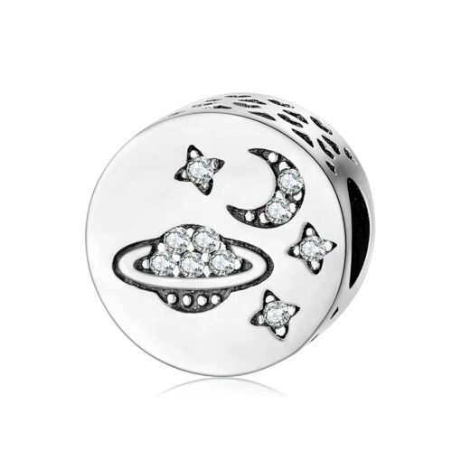 Mond, Sterne & Saturn Perlen – Mystischer Charm für Dein Armband
