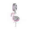 Rosa Flamingo Charm Anhänger für Tierliebhaber