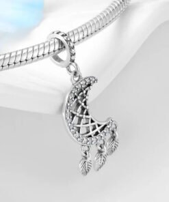 Mond Traumfänger Charm Anhänger