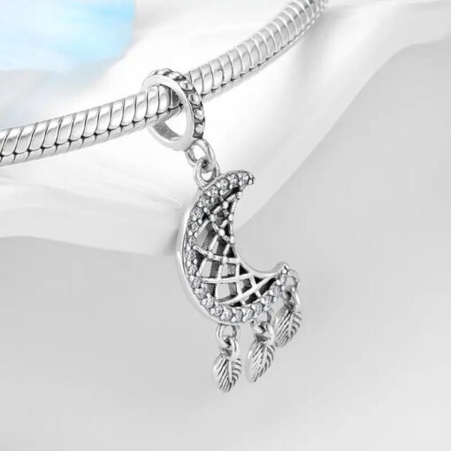 Mond Traumfänger Charm Anhänger